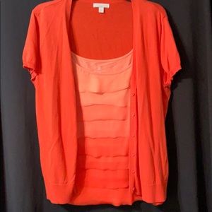 Tank top/sweater set from New York and Company